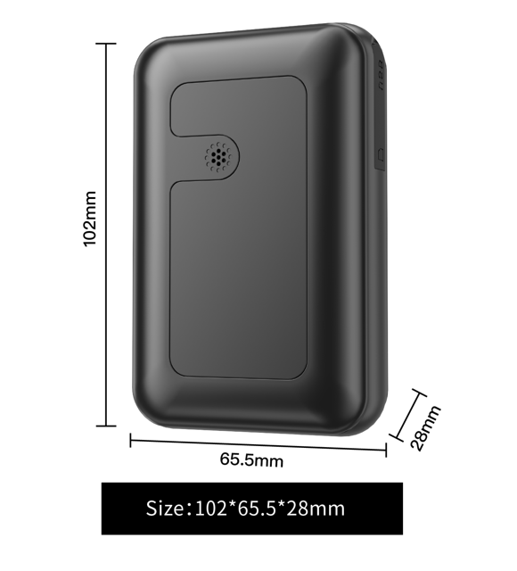 GPS 4G מכשיר מעקב דיוק מקסימלי, 8 ימי עבודה ברציפות